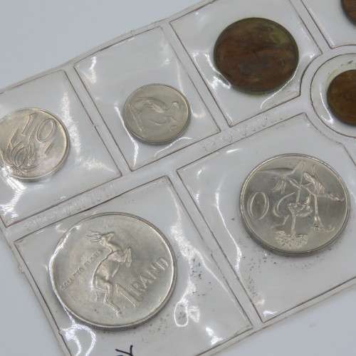 1979 South Africa mint pack scarce half cent