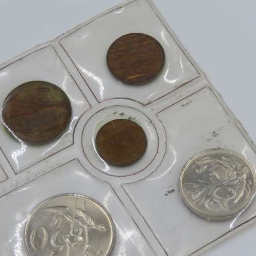 1979 South Africa mint pack scarce half cent