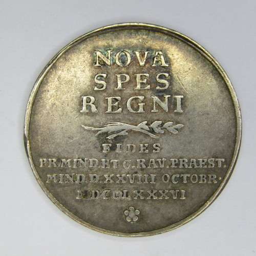 1786 Prussia Friedrich Wilhelm Silver medallion