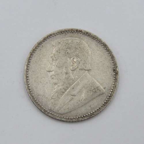 1896 ZAR Paul Kruger 6d fine - Sixpence