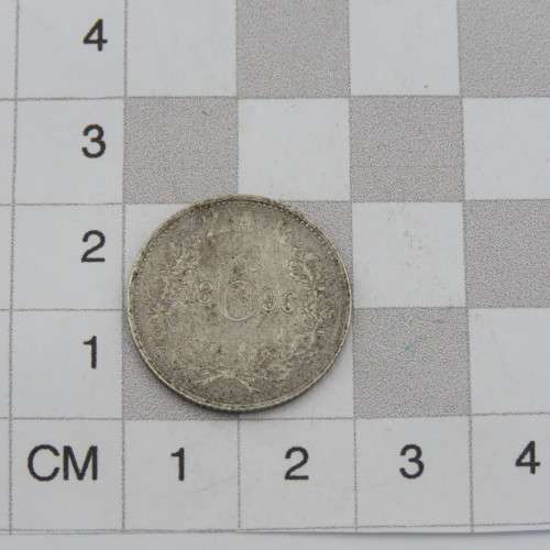 1896 ZAR Paul Kruger 6d fine - Sixpence