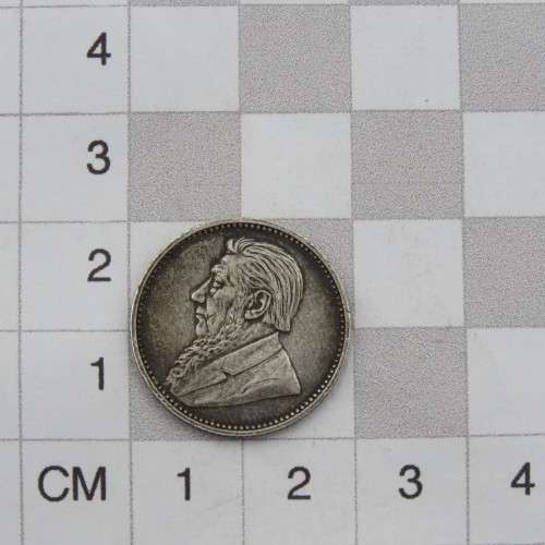 1897 ZAR Paul Kruger 6d VF+ sixpence