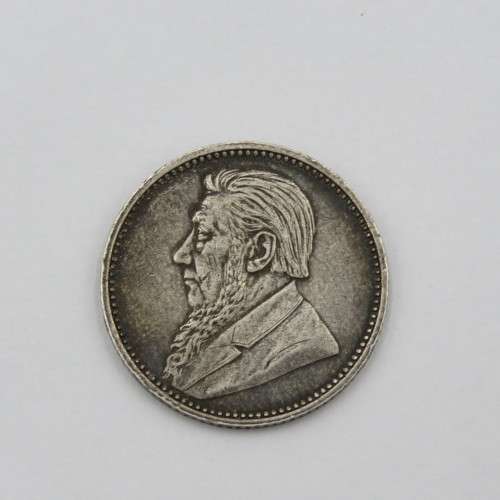 1897 ZAR Paul Kruger 6d VF+ sixpence