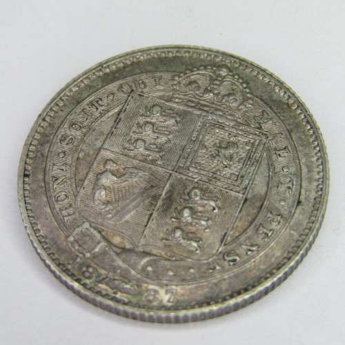 1887 Great Britain Shilling - AU