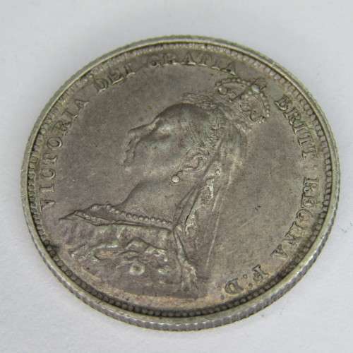 1887 Great Britain Shilling - AU