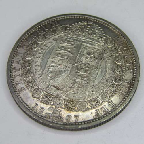 1887 Great Britain Half Crown