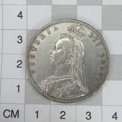 1887 Great Britain Half Crown