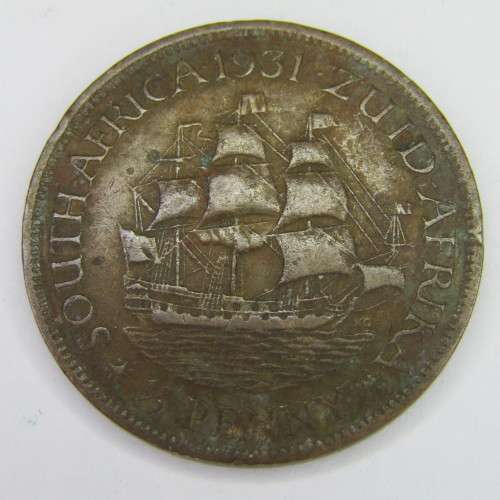 1931 Z SAU Half Penny - VF