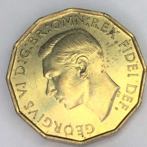 1951 Great Britain 3d Three Pence - uncirculated