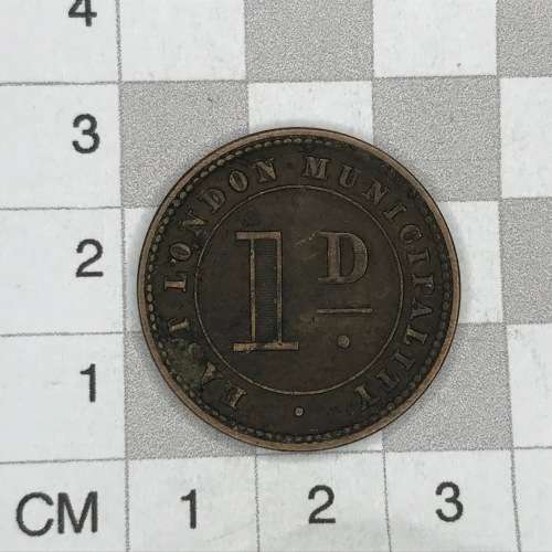 East London Municipal Ferry 1d Token
