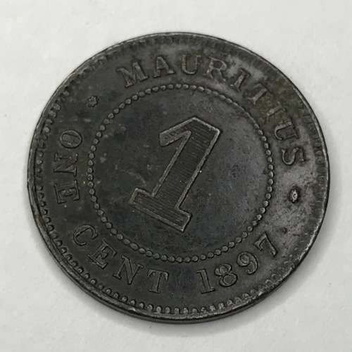 1897 Mauritius 1 Cent
