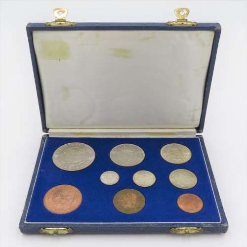 1960 South Africa short proof set in blue box