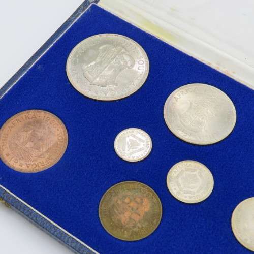 1960 South Africa short proof set in blue box