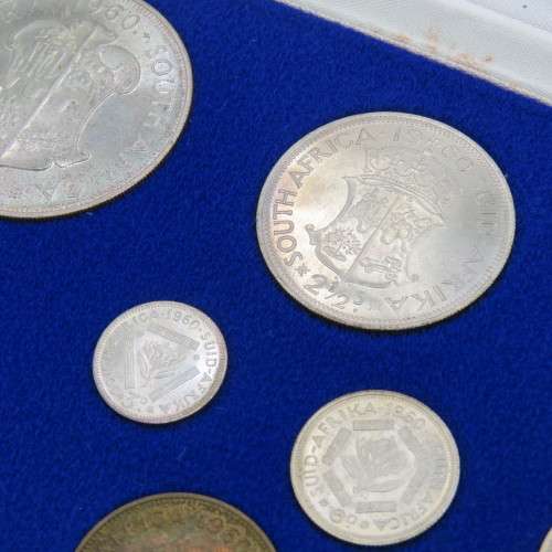 1960 South Africa short proof set in blue box