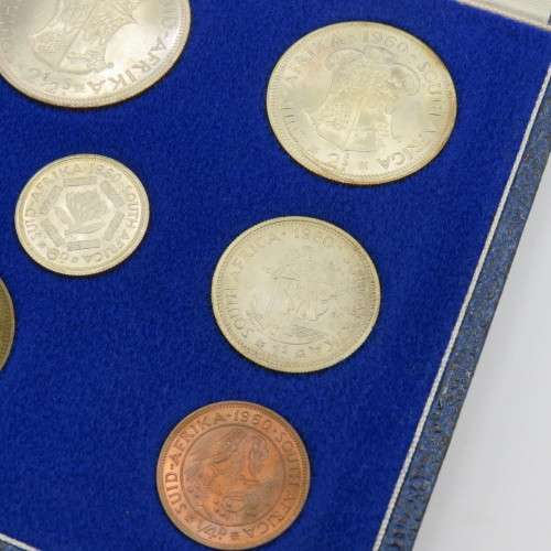 1960 South Africa short proof set in blue box