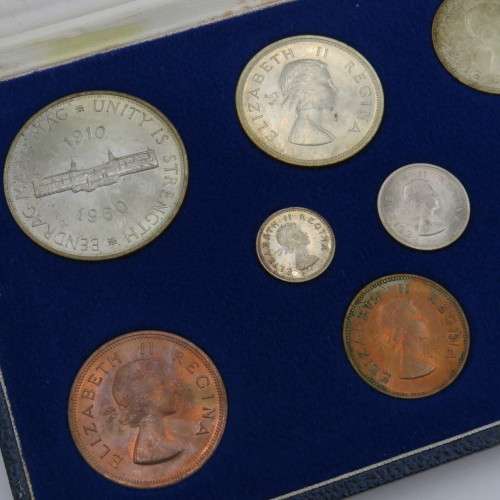 1960 South Africa short proof set in blue box