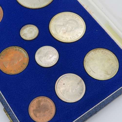 1960 South Africa short proof set in blue box