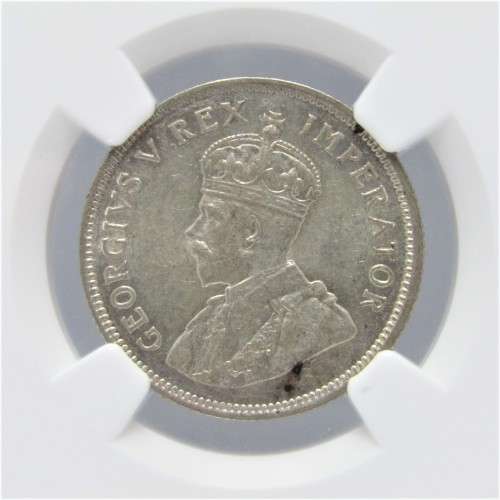 1927 SA Union shilling graded AU55 by NGC