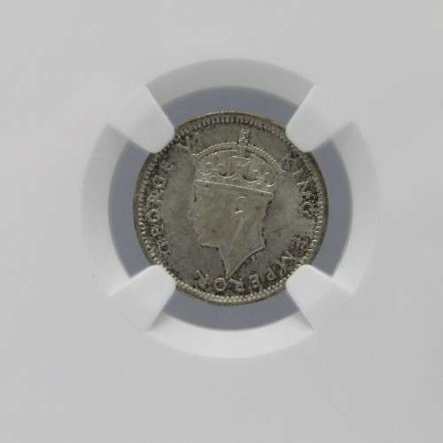 1946 Southern Rhodesia 3 pence MS 63 graded by NGC