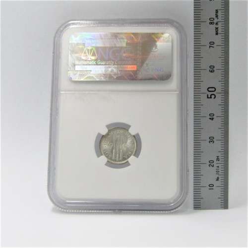 1946 Southern Rhodesia 3 pence MS 63 graded by NGC