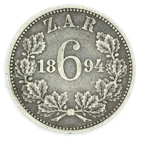 1894 ZAR Kruger 6d - VF
