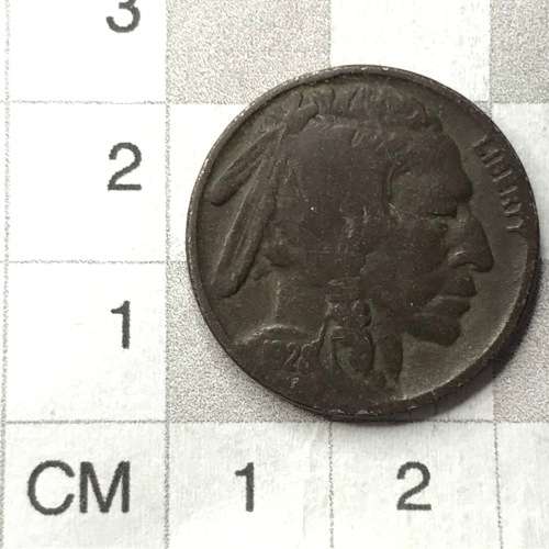USA 1928 Buffalo nickel - BUT This coin is BROWN
