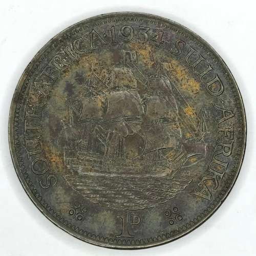 1934 SA Union Penny - EF