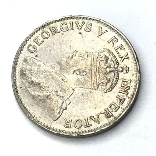 1934 SA Union Threepence tickey (3d) - EF+