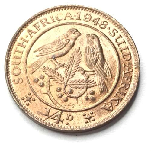 1948 SA Union Farthing - brilliant UNC