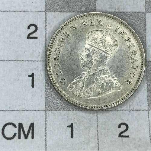 1934 SA Union Sixpence - AU / UNC