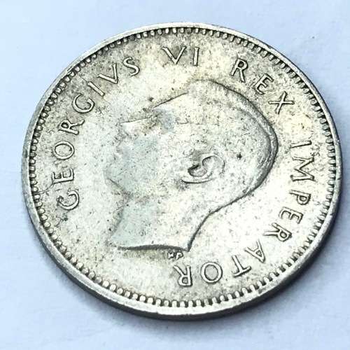 1945 SA Union Threepence tickey - EF+