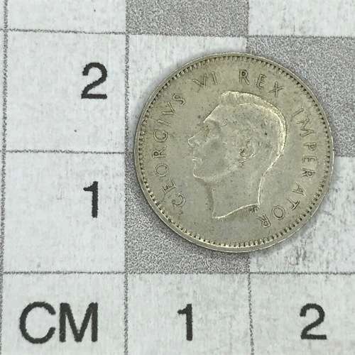 1945 SA Union Threepence tickey - EF+