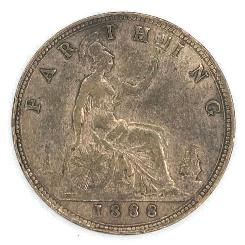 1888 Great Britain Farthing - AU