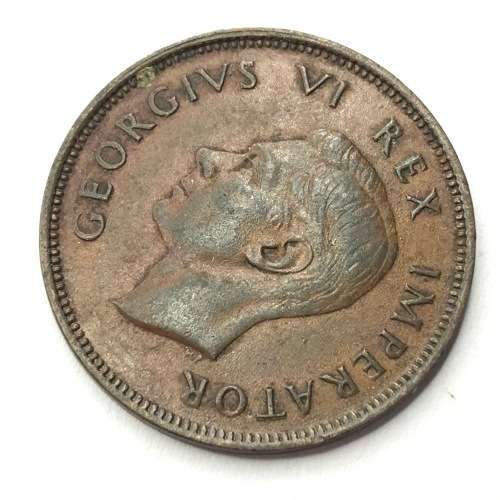 1937 South Africa Half Penny - VF+