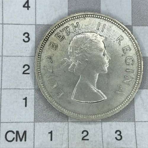 1960 SA Union Half Crown - Only 12168 minted that is not proof