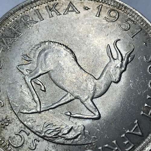 1951 SA Union Crown - UNC