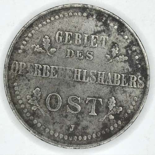 1916 German Empire military issues WW1 2 Kopeks and 3 Kopeks - Iron coins