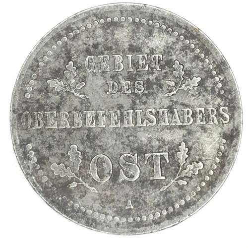 1916 German Empire military issues WW1 2 Kopeks and 3 Kopeks - Iron coins