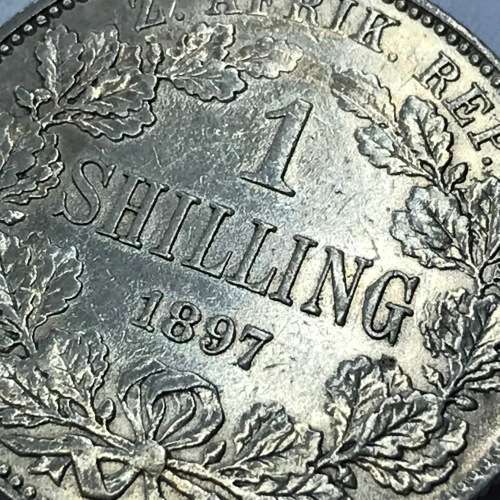 1897 ZAR Kruger Shilling - XF+