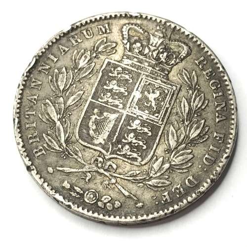 1844 British Crown - Young Head Victoria - Very Scarce