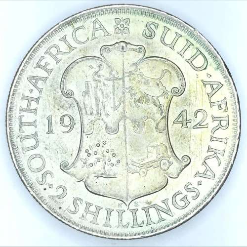 1942 SA Union 2 Shilling - AU