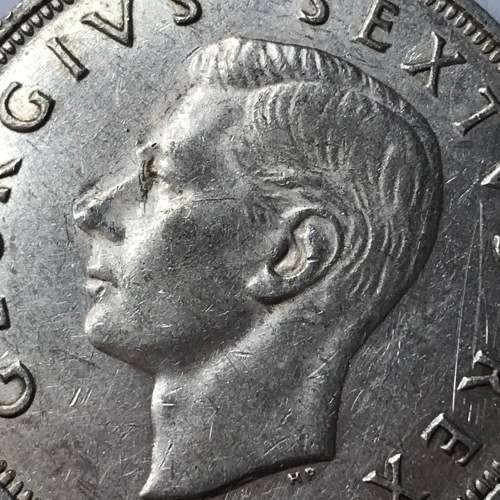 1949 SA Union Half Crown - EF+/AU - Only 1891 minted