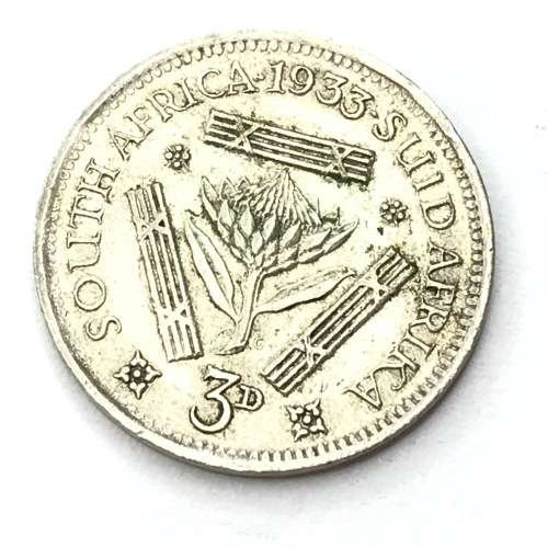 1933 SA Union Threepence - AU