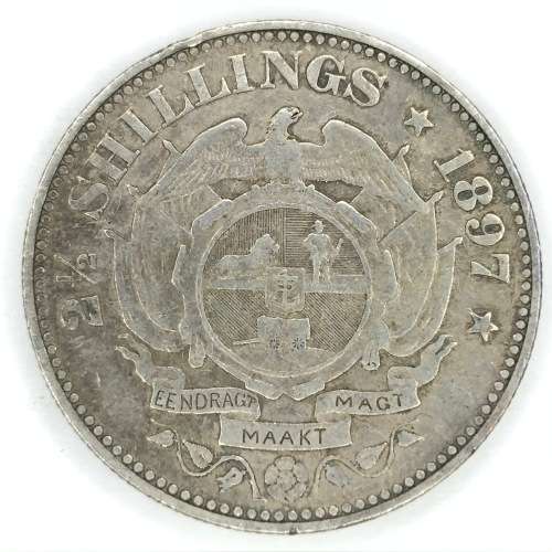 1897 ZAR Kruger Half Crown - VF
