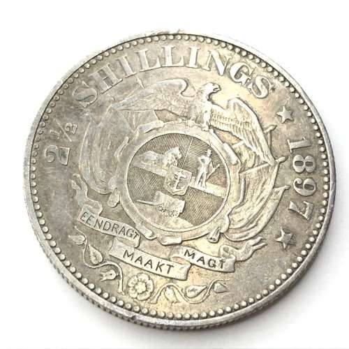 1897 ZAR Kruger Half Crown - VF
