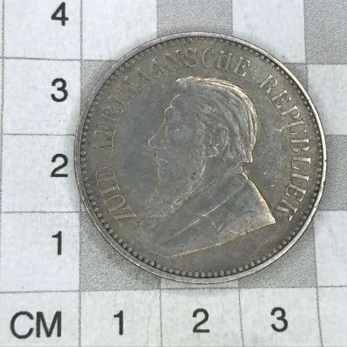 1897 ZAR Kruger Half Crown - VF