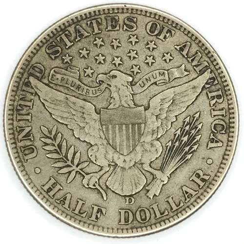 1912 D USA Half Dollar - VF