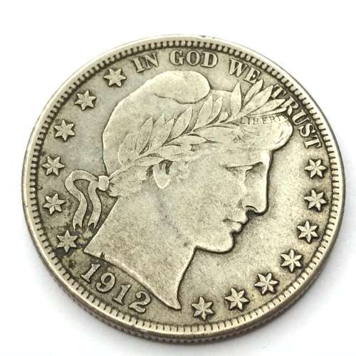 1912 D USA Half Dollar - VF