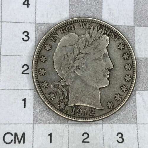 1912 D USA Half Dollar - VF