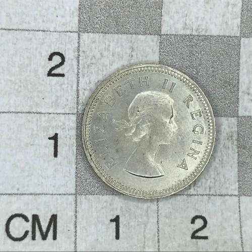 1960 SA Union 3d tickey - UNC - grade this one